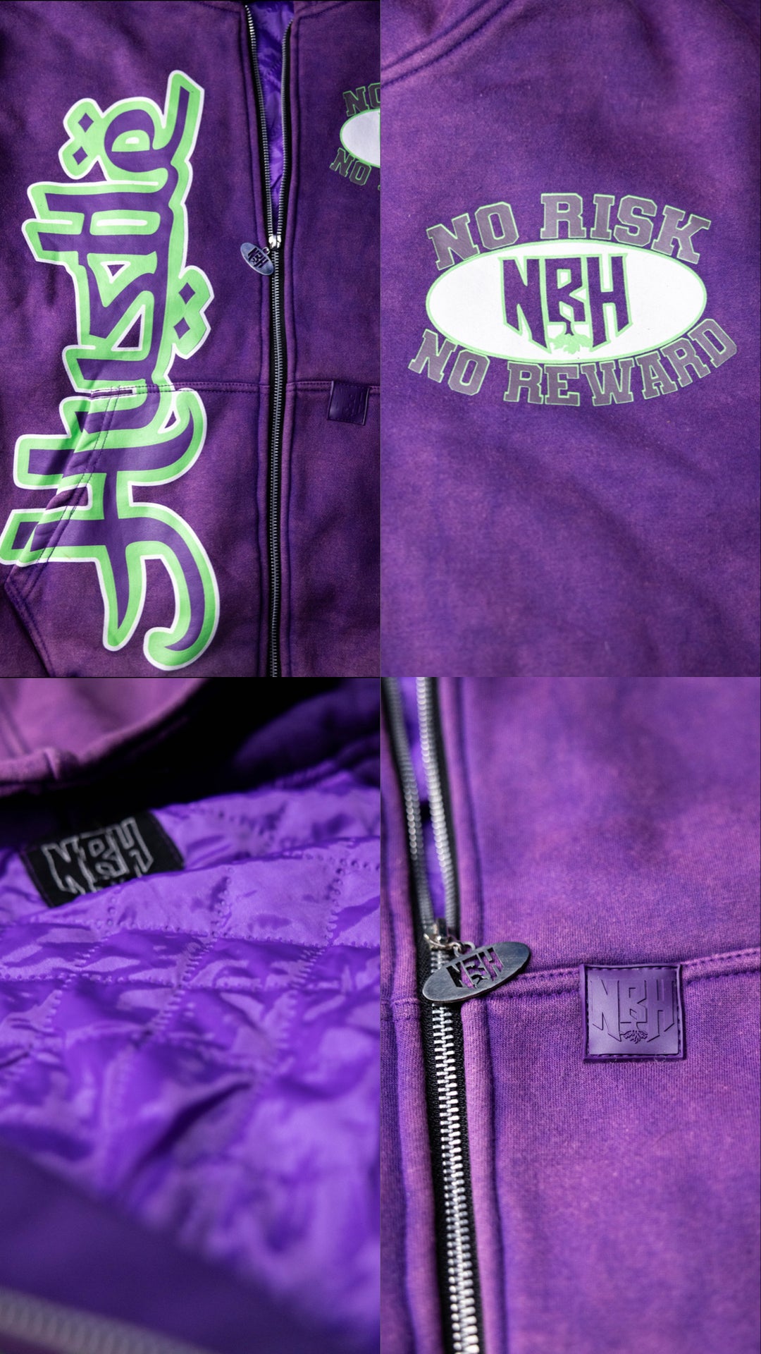 NBH Arabic Hustle Zip Up