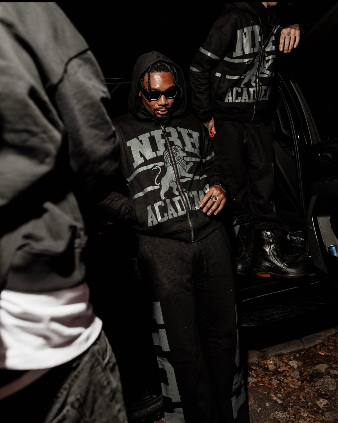 NBH Academy Rhinestone Zip Up