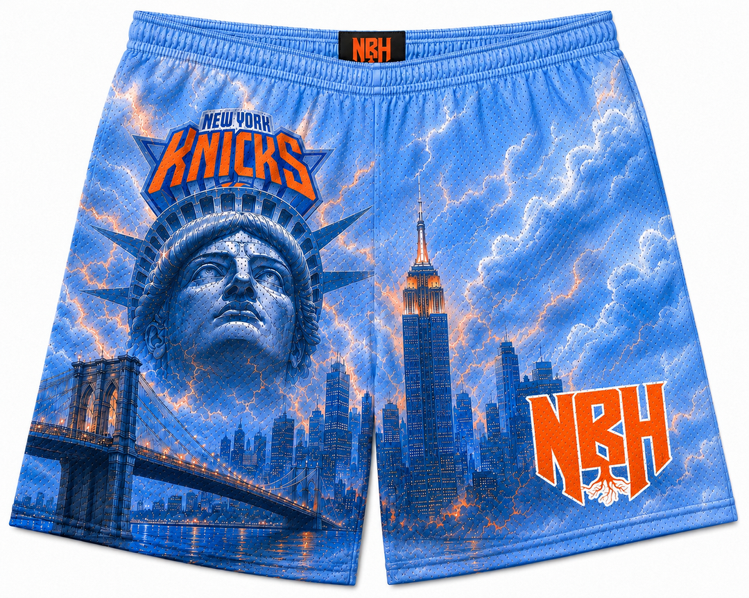 NBH x NYC “SKYLINE” Mesh Shorts