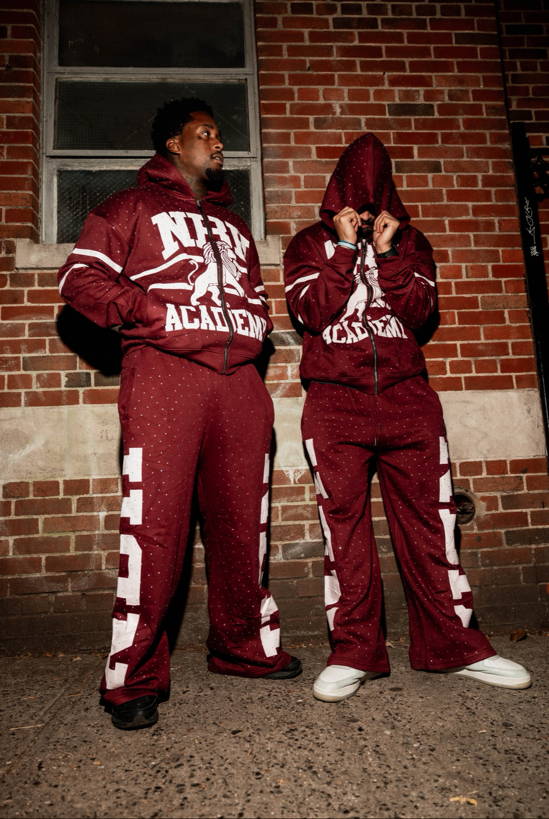 NBH Academy Rhinestone Zip Up