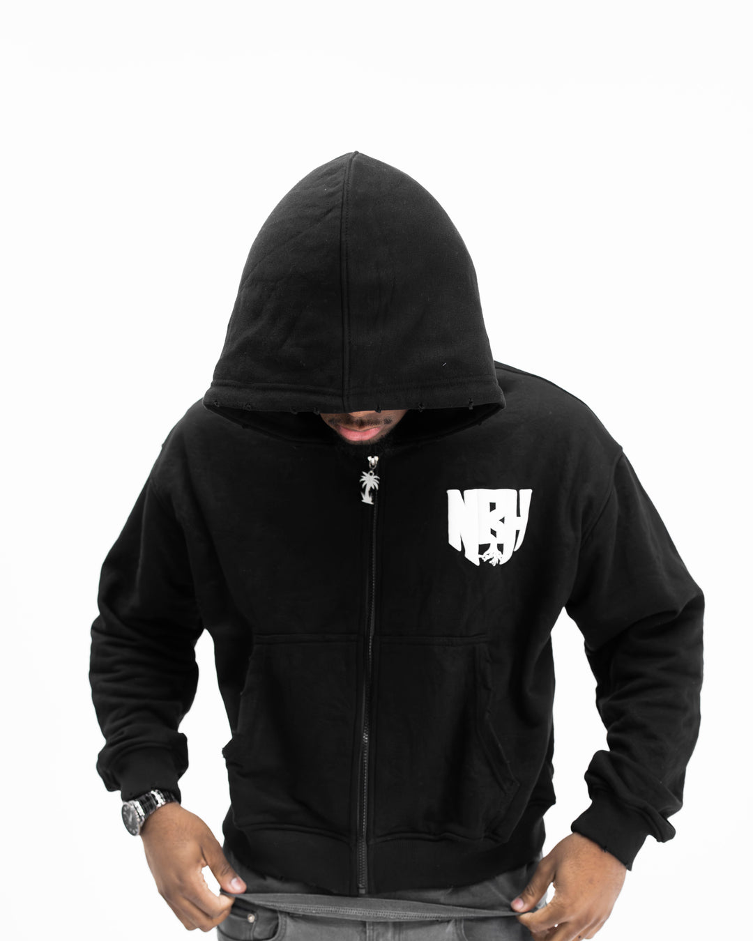 NBH “The Hustle Don’t Stop” Zip Up