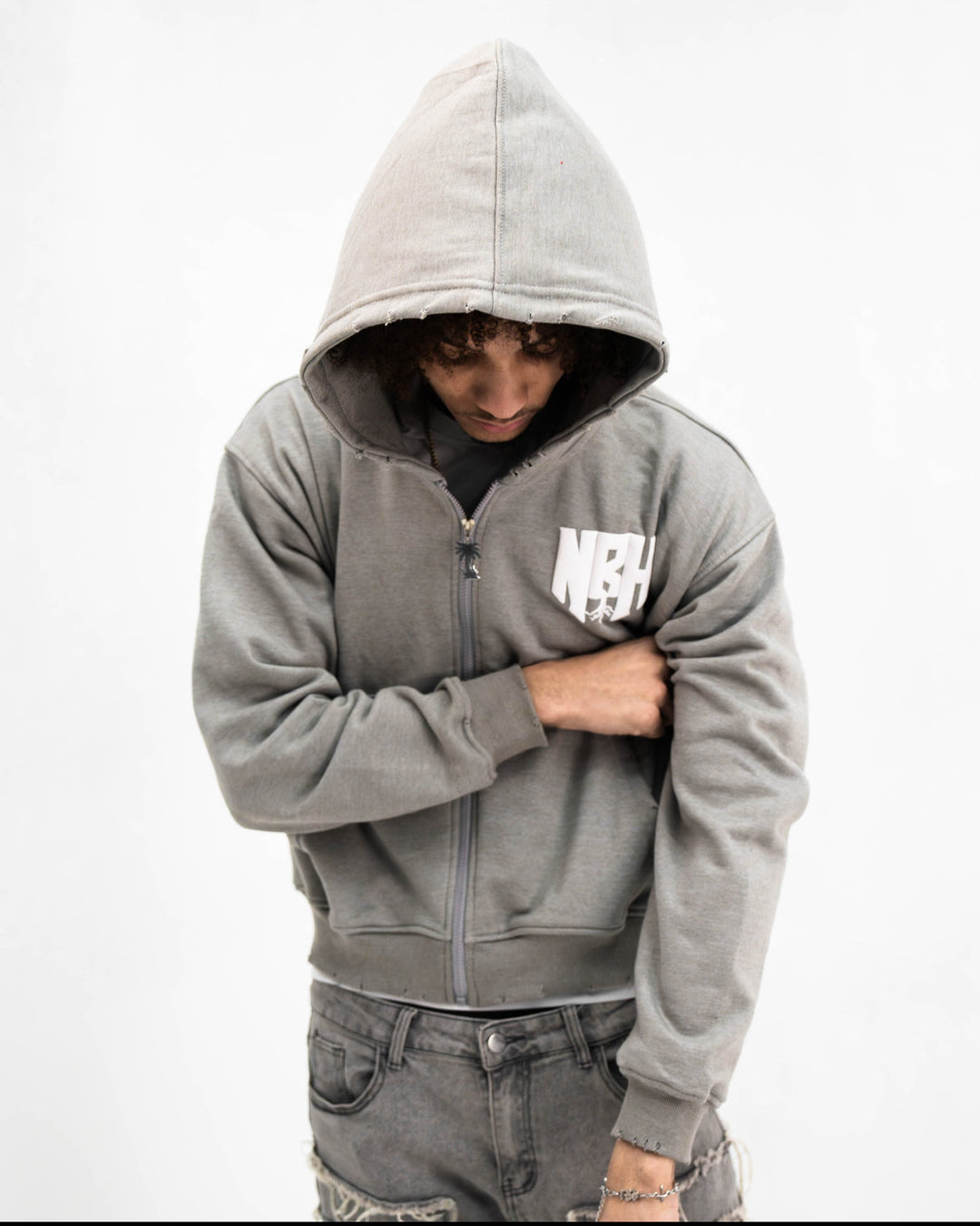 NBH “The Hustle Don’t Stop” Zip Up