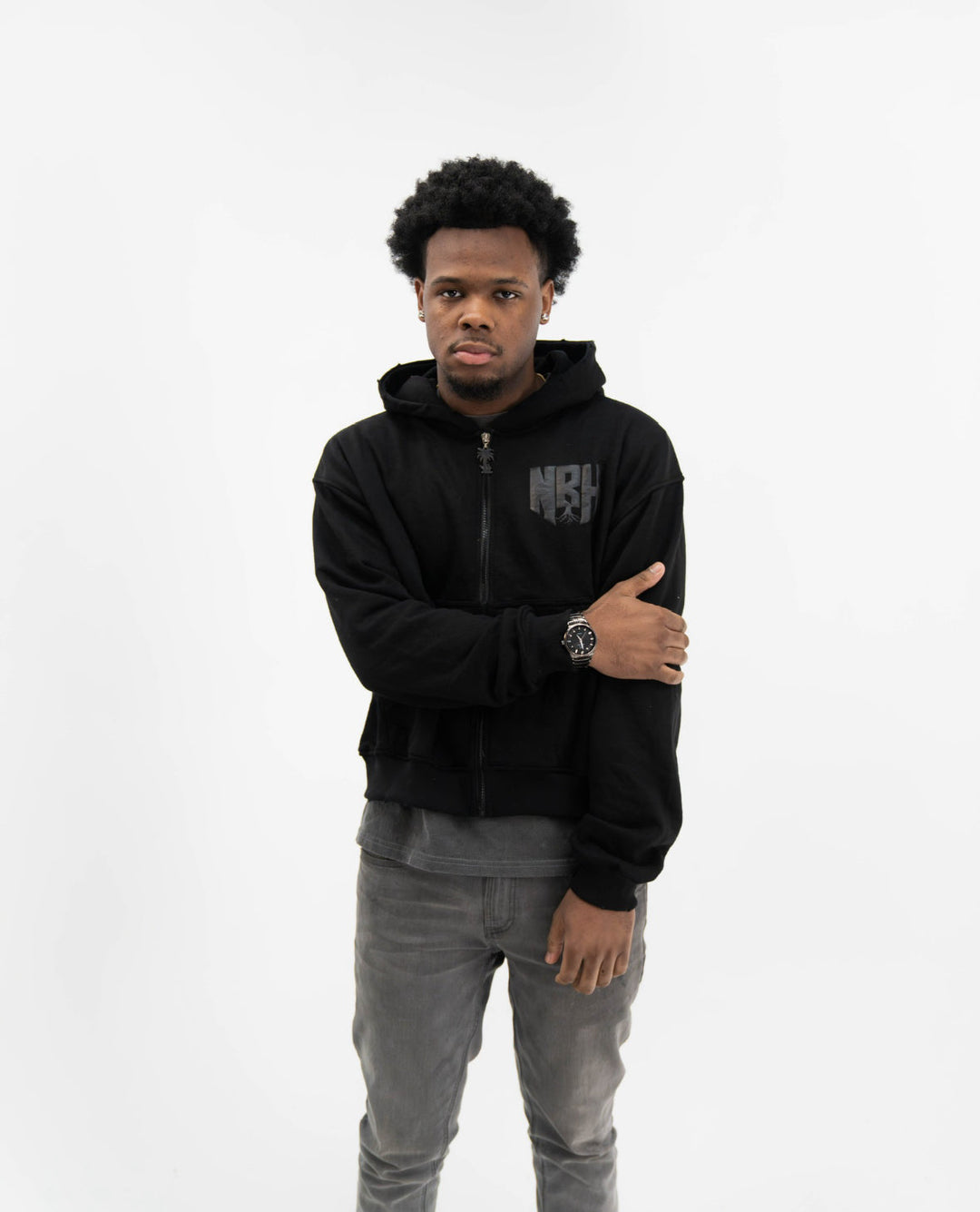 NBH “The Hustle Don’t Stop” Zip Up